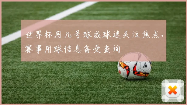世界杯用几号球成球迷关注焦点，赛事用球信息备受查询